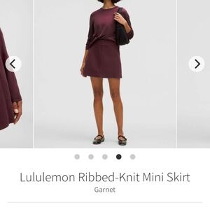 Lululemon mini skirt